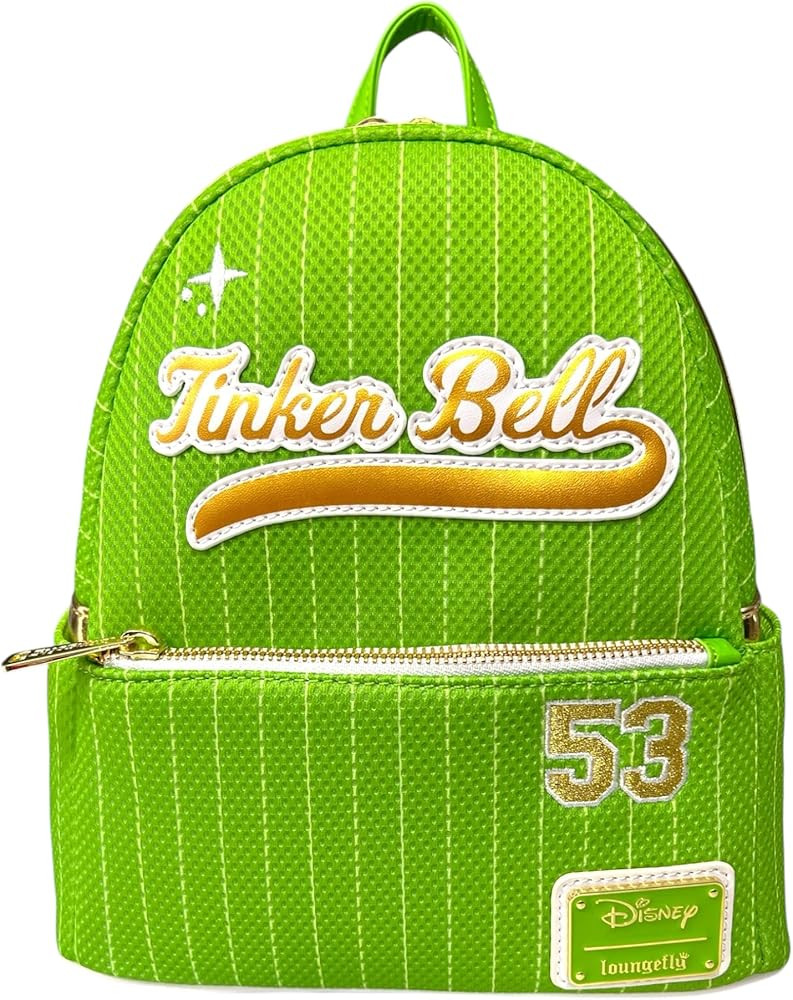 Loungefly Disney Peter Pan Team Tinker Bell Jersey Mini Backpack | Amazon (US)