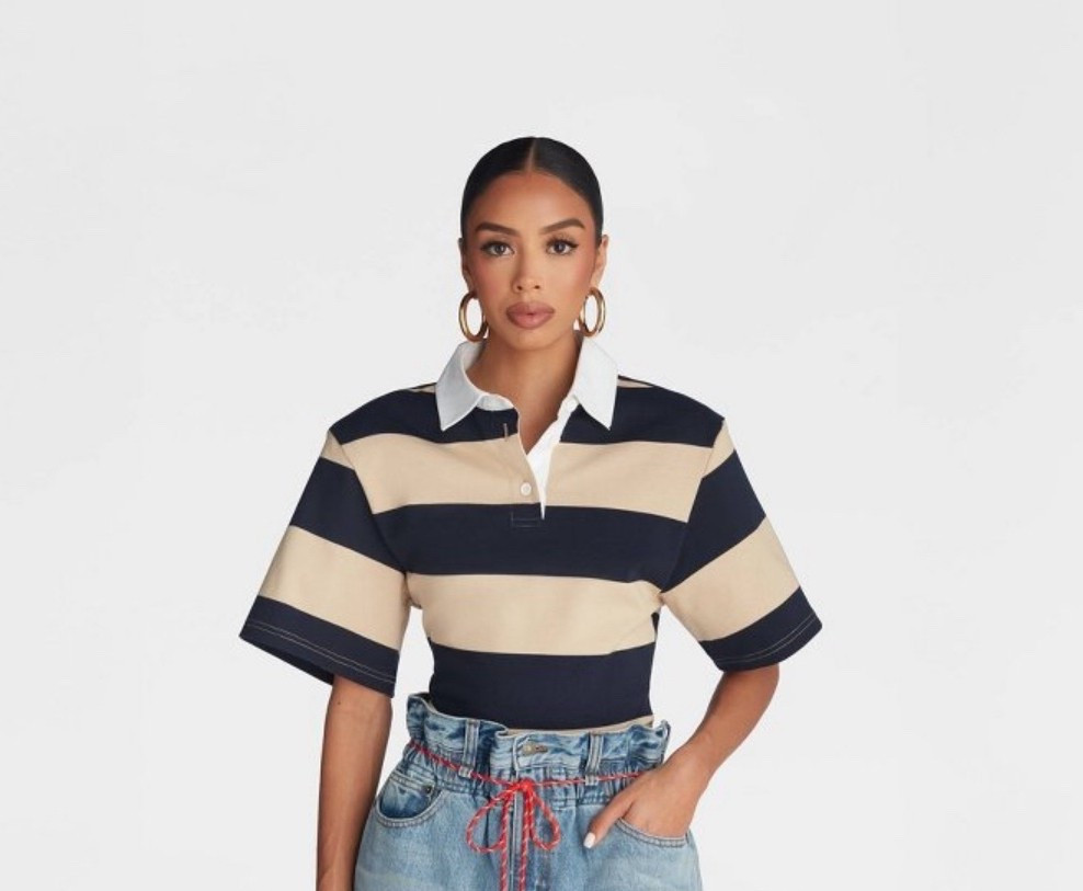 The drama that the shoulder pads give!!!! 👌🏾This rugby polo is top tier!

#LTKWorkwear #LTKOver40