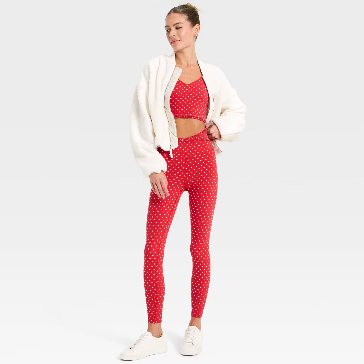 Women's Everyday Soft Ultra High-Rise Ruffle Crossover 7/8 Leggings - All In Motion™ | Target
