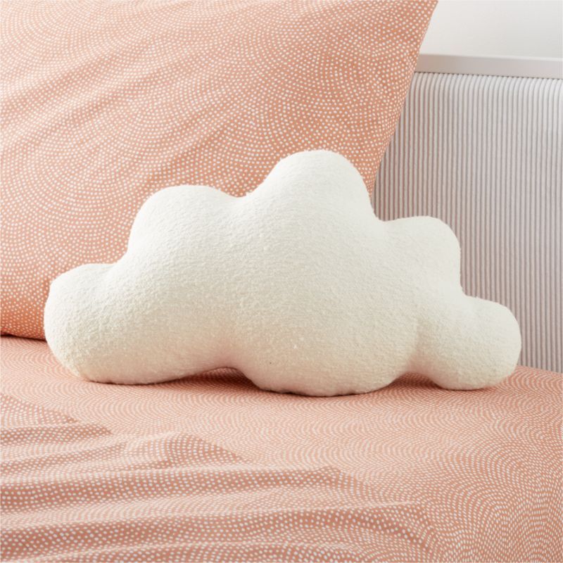 Sky High Cloud Kids Throw Pillow by Leanne Ford + Reviews | Crate & Kids | Crate & Barrel