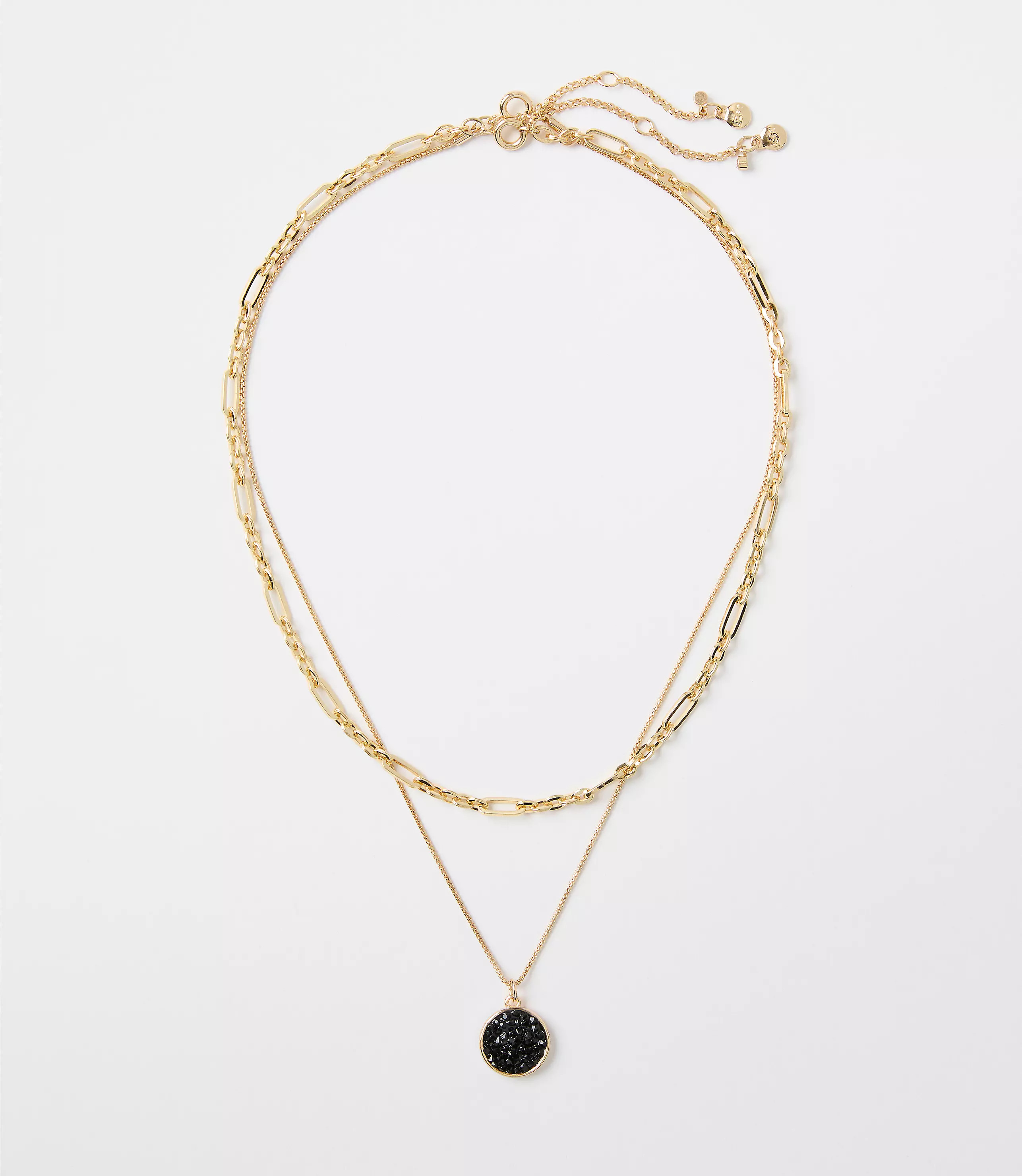 Circle Layered Necklace Set | LOFT