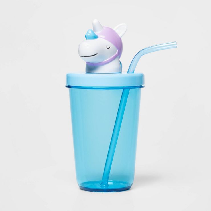 17oz Plastic Figural Unicorn Tumbler - Sun Squad™ | Target