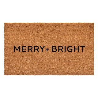 Ultra Modern Merry & Bright Doormat 17"" x 29 | The Home Depot