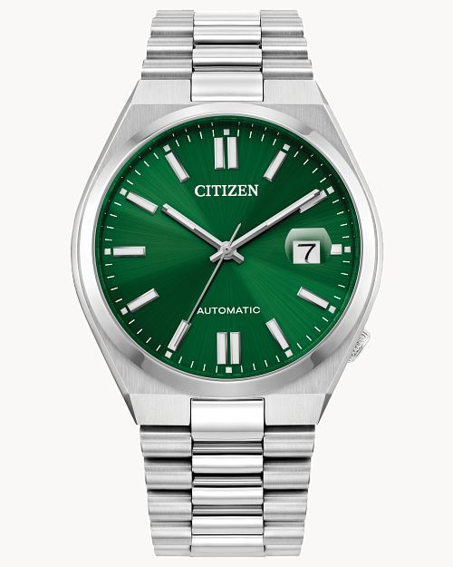 “TSUYOSA” Collection Green Dial Stainless Steel Bracelet NJ0150-56X | CITIZEN | Citizen Watch