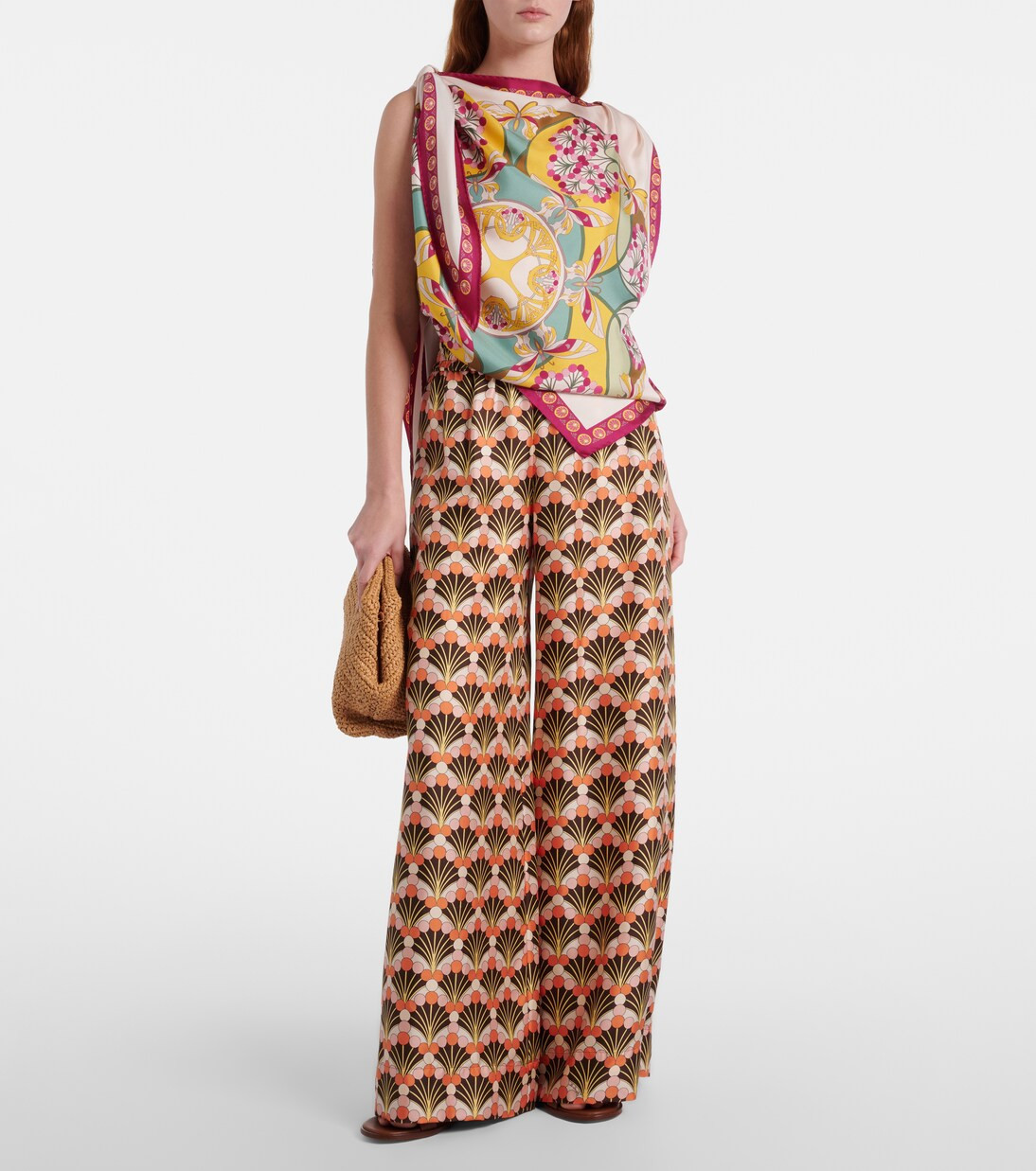 Florette Placée asymmetric silk twill top | Mytheresa (US/CA)