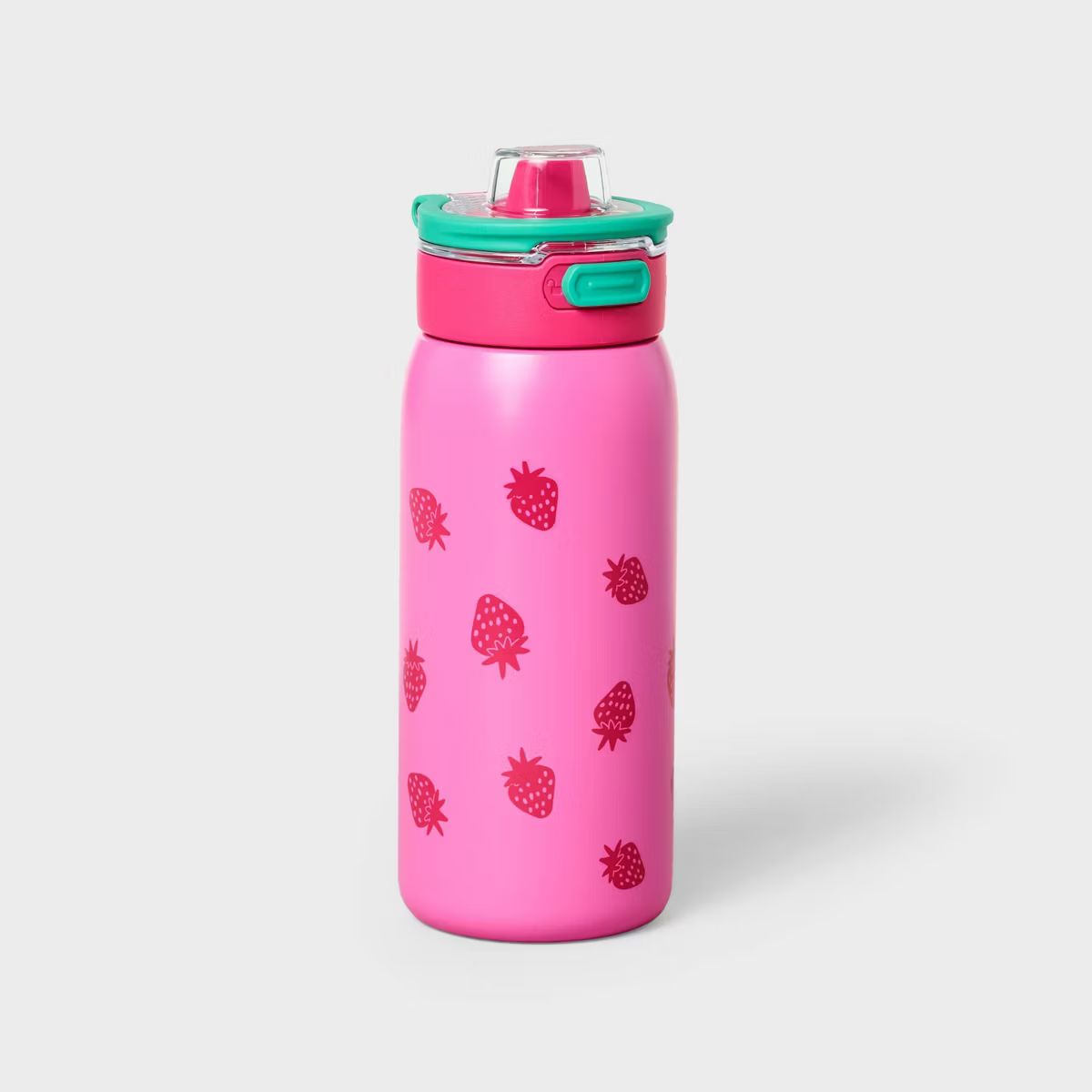 Kids' 14oz Stainless Steel Water Bottle Strawberry - Cat & Jack™️ | Target