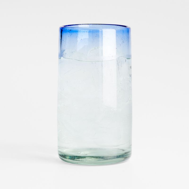 Pacifico Blue Rim 16-Oz. Highball Glass + Reviews | Crate & Barrel | Crate & Barrel