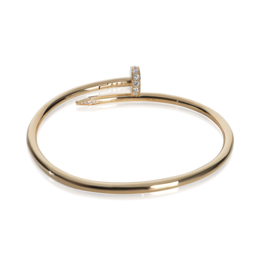 Pre-Owned Cartier Yellow Gold Diamond Juste Un Clou Bracelet | Jomashop.com & JomaDeals.com