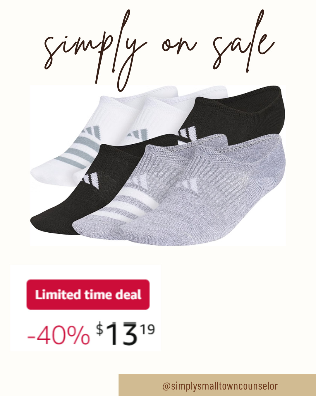 Stock-up alert! 🧦 This pack of adidas no-show socks is **40% off—just $13.19** for a limited time! I’m always reaching for these with sneakers. 🤍 

 #LTKSaleAlert