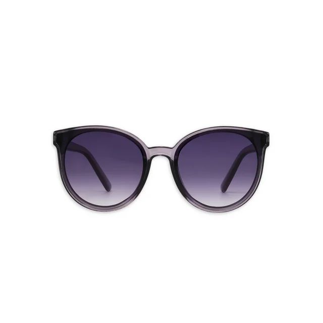 Time and Tru Women's Round Purple Sunglasses | Walmart (US)