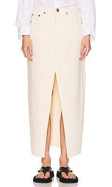 Rag & Bone Avery Maxi Skirt in Ecru from Revolve.com | Revolve Clothing (Global)