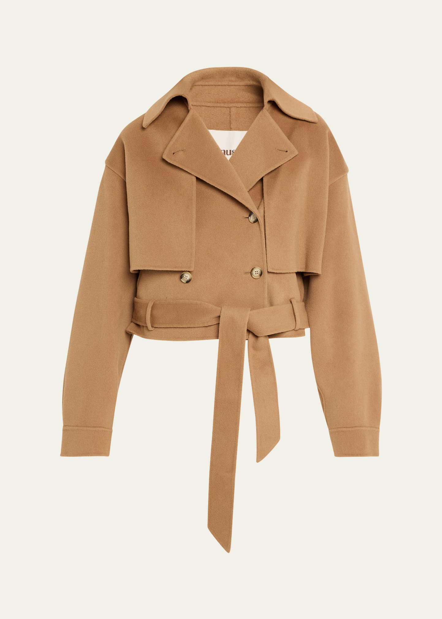 Nanushka Satoyo Cropped Trench Coat | Bergdorf Goodman