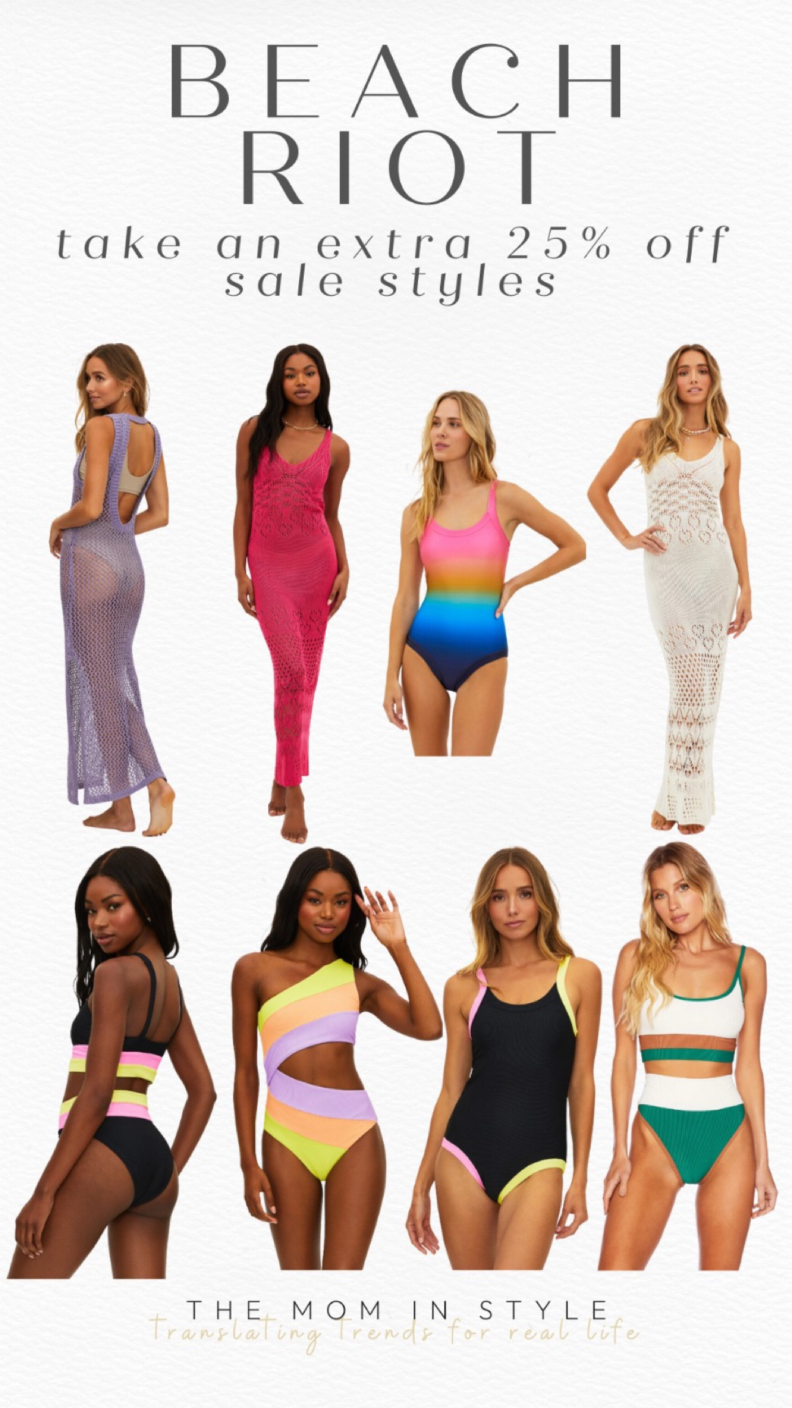Beach Riot take an extra 25% off sale styles 

#LTKfindsunder100 #LTKfindsunder50 #LTKsalealert