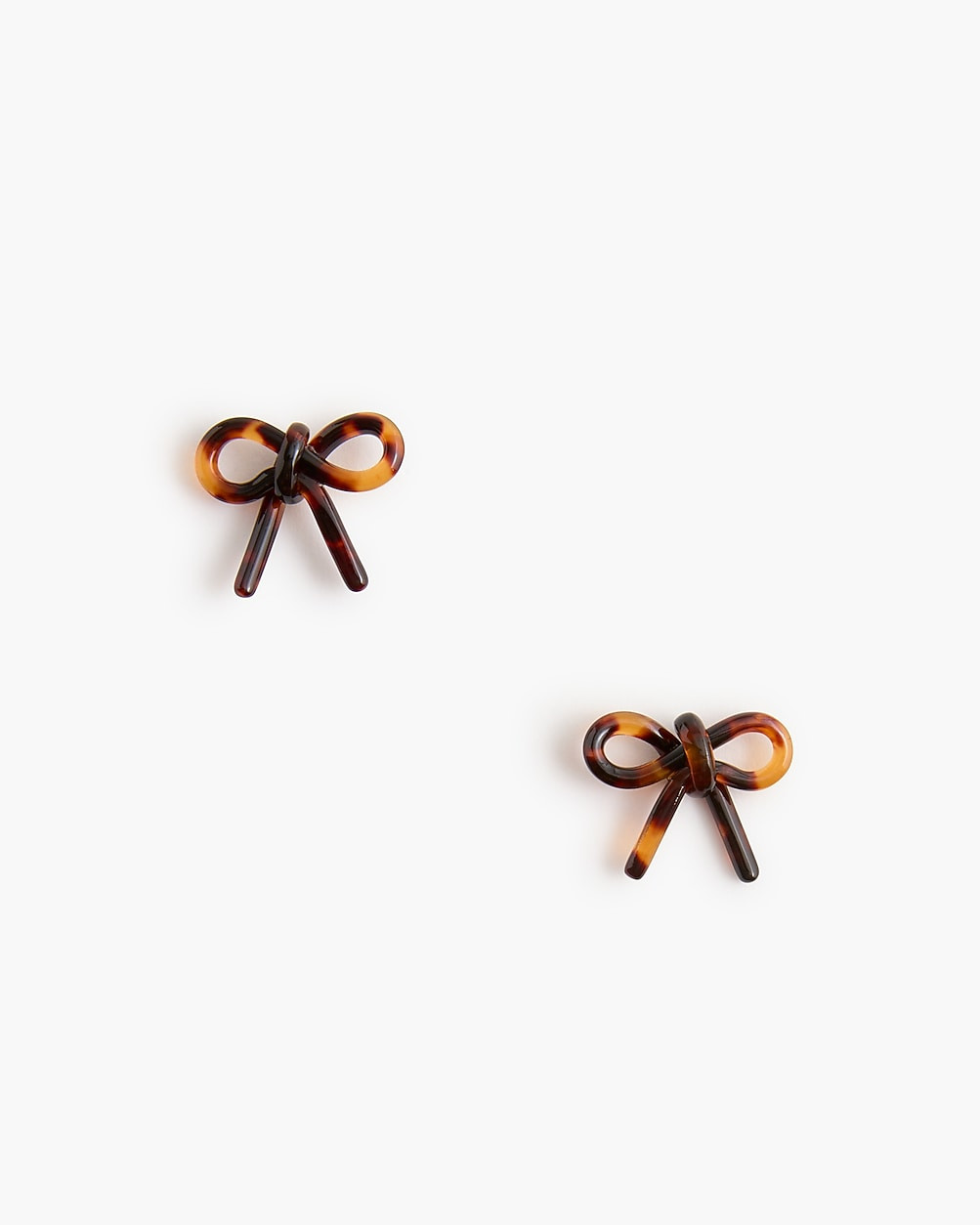 Tortoise bow earrings | J.Crew Factory
