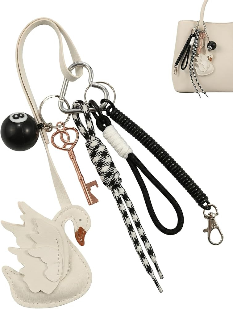 Cute Paracord Woven Handbag Charm Accessory Suitable for Women and Girls An Ideal Choice for Vale... | Amazon (US)