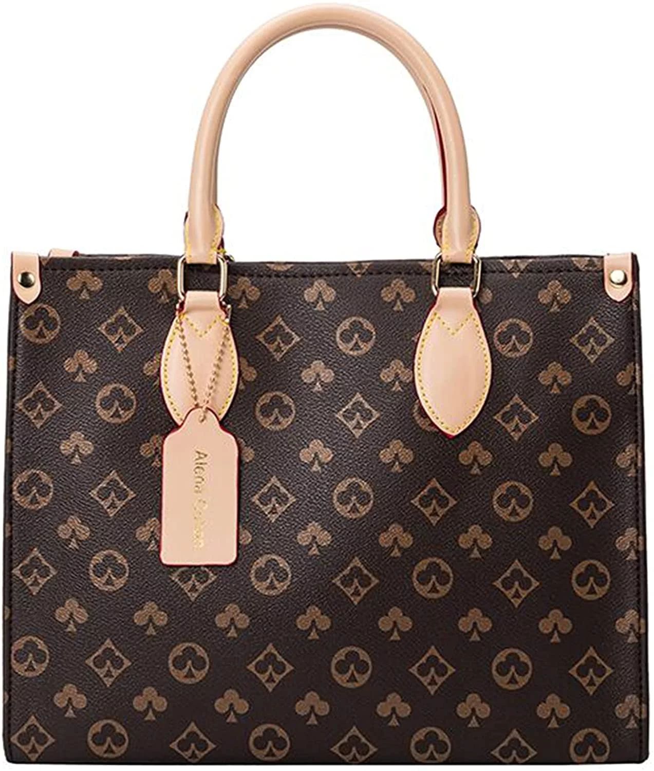 Womens Tote Handbag with Shoulder Bags Strap Brand Foral Pattern PU Leather Crossbody - Walmart.c... | Walmart (US)