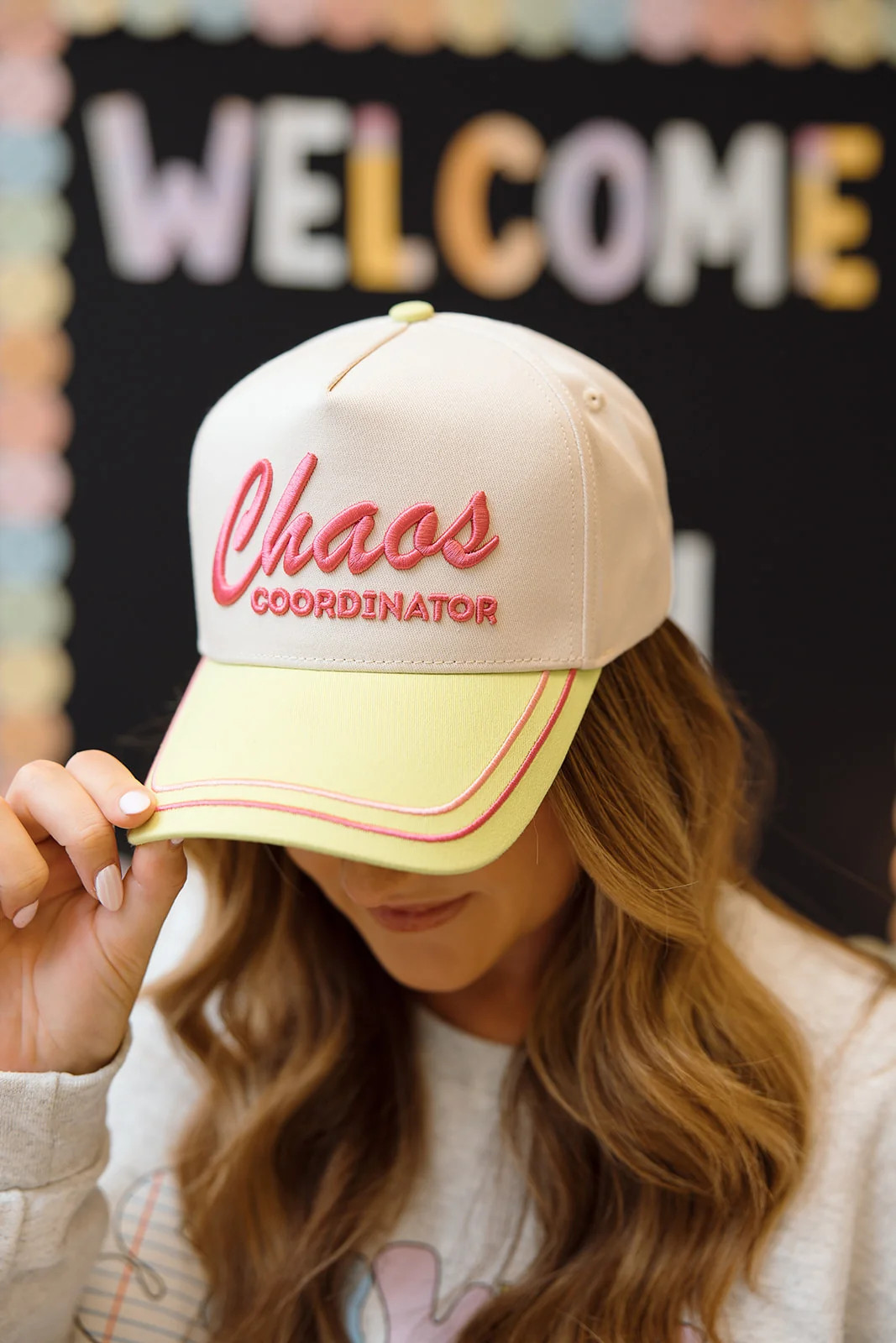 Chaos Coordinator - Bright Green Trucker Hat | KenzKustomz