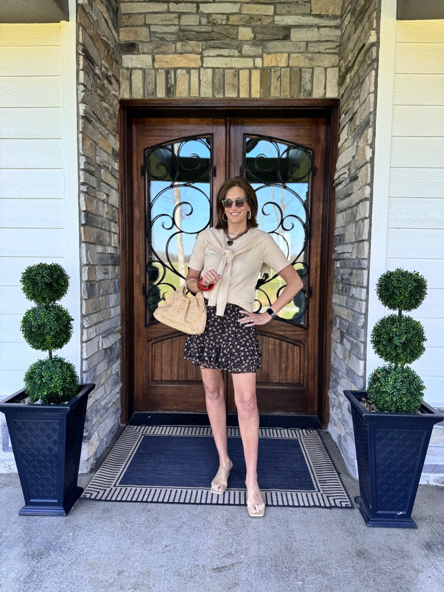 Spring ootd!
Faux wrap sweater - small, Skort- med 
-
-
-
Women’s fashion, outfit inspo, outfit ideas, what to wear for, fashion over 40, fashion over 50, spring outfits, winter to spring style, winter to spring transition outfits, spring outfits, spring fashion, spring style, women’s spring outfit, Vacation outfit, vacation style, Easter outfit, Easter outfit inspo 

#LTKootd #LTKSeasonal #LTKOver40