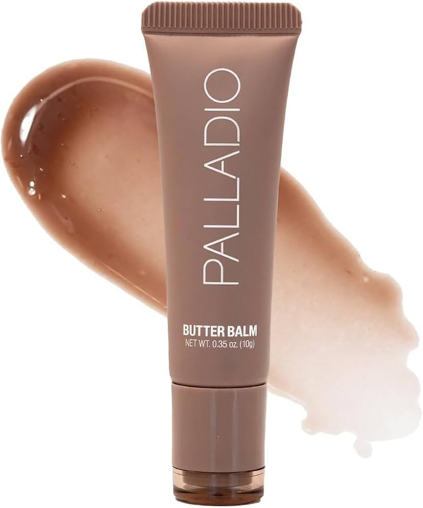 Palladio Butter Balm - Hydrating Lip Balm with Sheer Tint, Aloe, Peptides, Shea Butter, and Vegan... | Amazon (US)