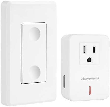 DEWENWILS Remote Control Outlet Wireless Wall Mounted Light Switch, Electrical Plug in on off Pow... | Amazon (CA)