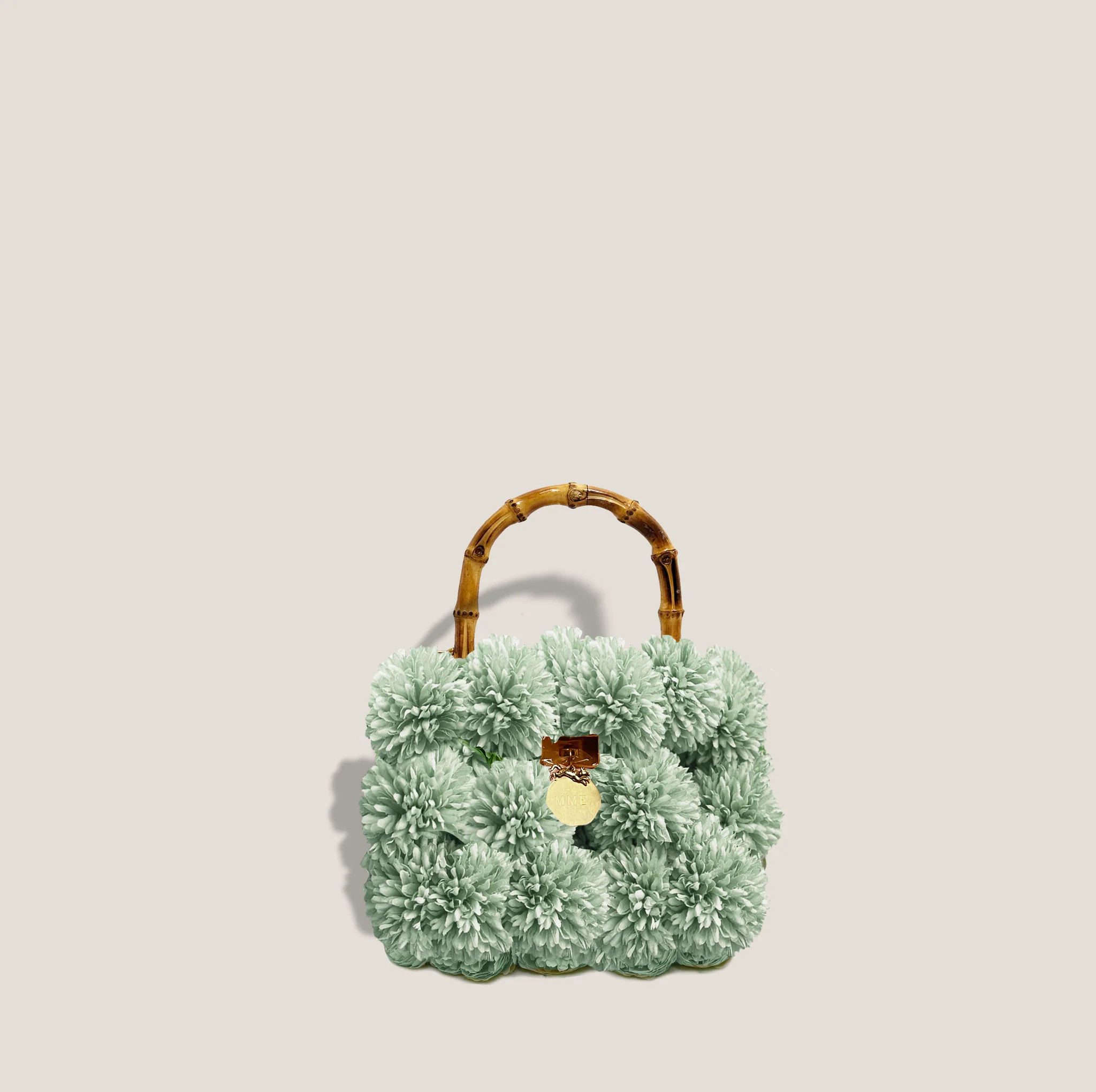 MME. MINI MUM BOUQUET CLUTCH - FRENCH GREEN | MME.MINK
