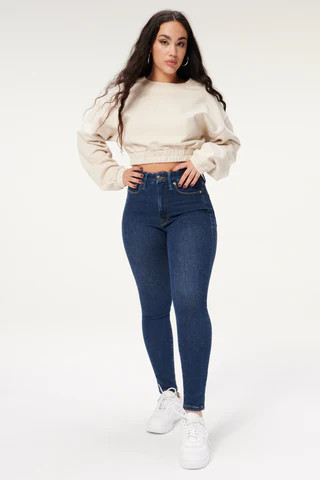 Always Fits Good Waist Blue821 Jeans, Size 6-12 | Good American