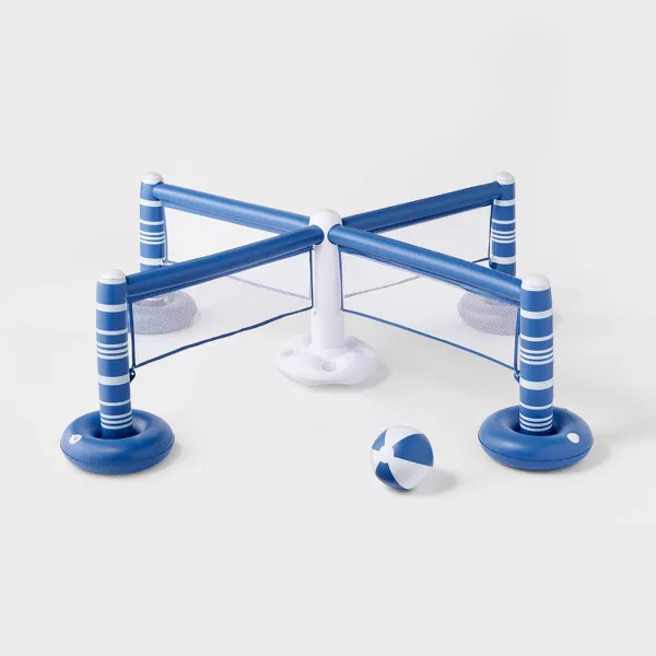 Inflatable 4-Way Pool Volleyball Set - Sun Squad™ | Target