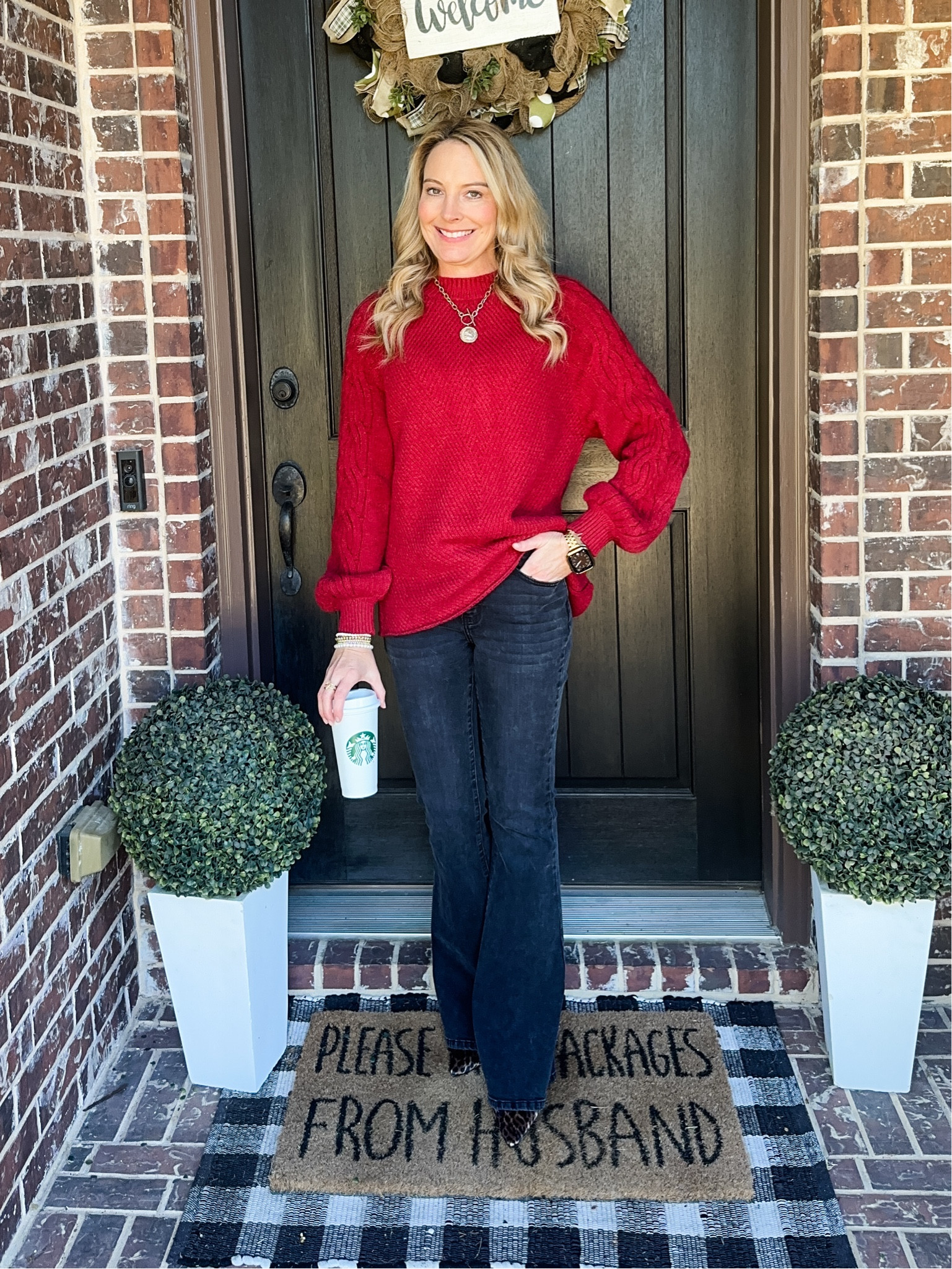This gorgeous sweater is perfect for fall and winter. I am wearing as small. I paired it with my favorite black jeans which I am wearing a size 2 in. Everything runs tts. 

Flare jeans | black denim | denim | black jeans | heels | bootcut | sweater | fall outfit | fall outfits | holiday | Christmas | warm | cozy | date night | casual outfit | winter outfits | Amazon | Target 

#LTKStyleTip #LTKFindsUnder50 #LTKSaleAlert

#LTKFindsUnder50 #LTKStyleTip #LTKHoliday