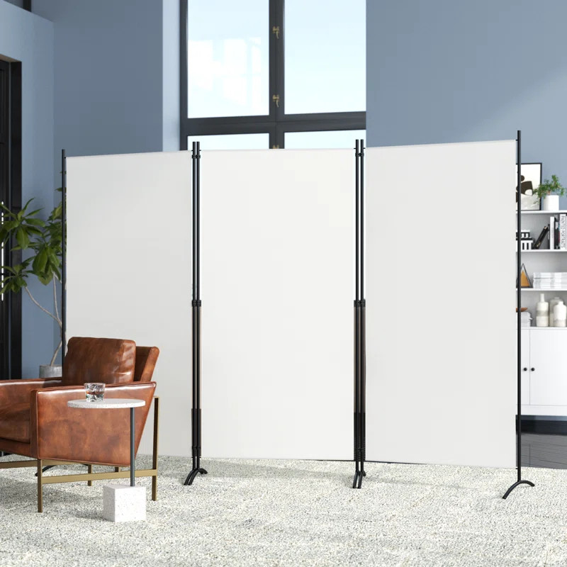 Leveille 102.5'' W x 72'' H 3 - Panel Folding Room Divider | Wayfair North America