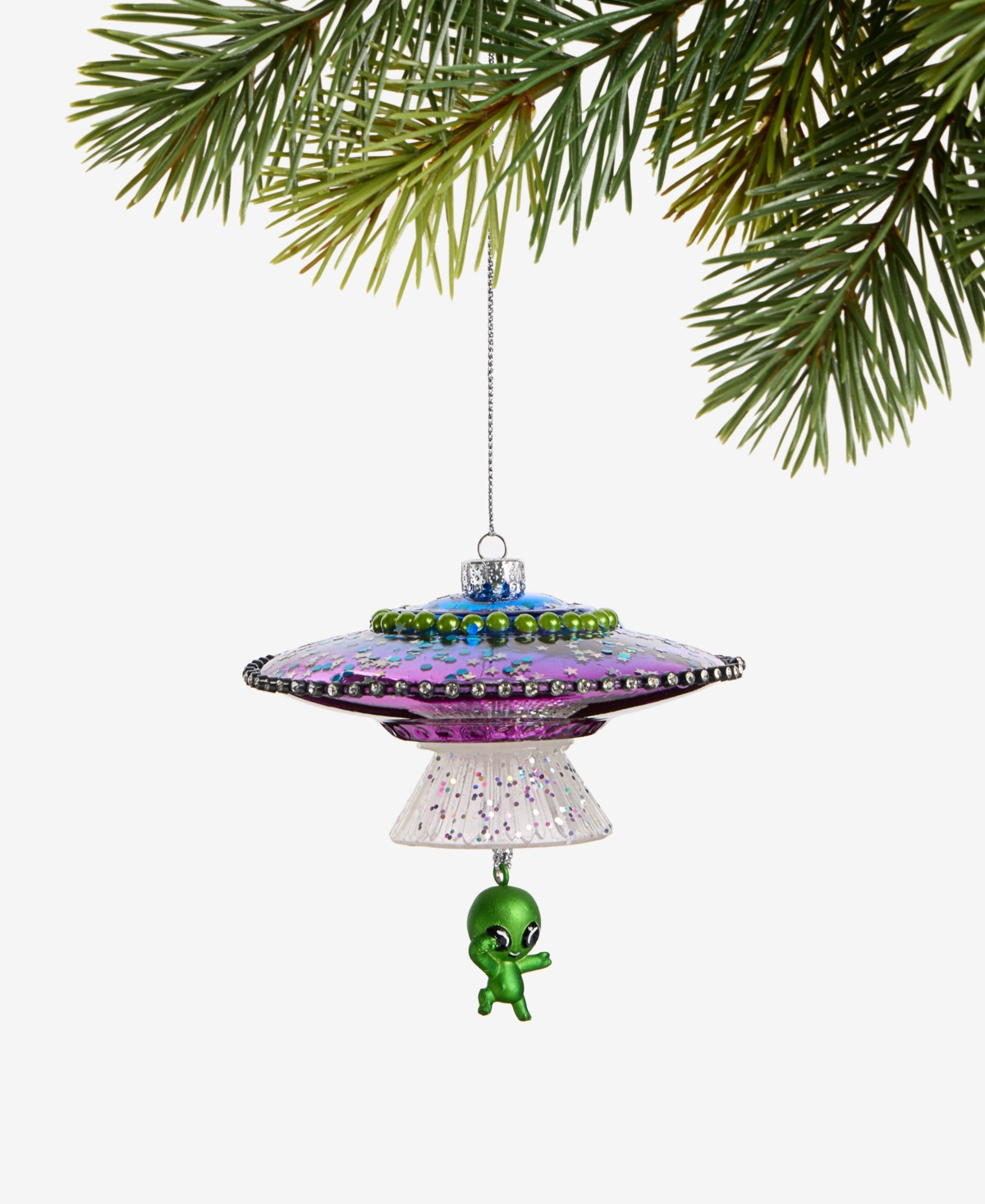 Holiday Lane Eclectic Charm Glass Ufo Ornament. Macy's Exclusive | Macy's