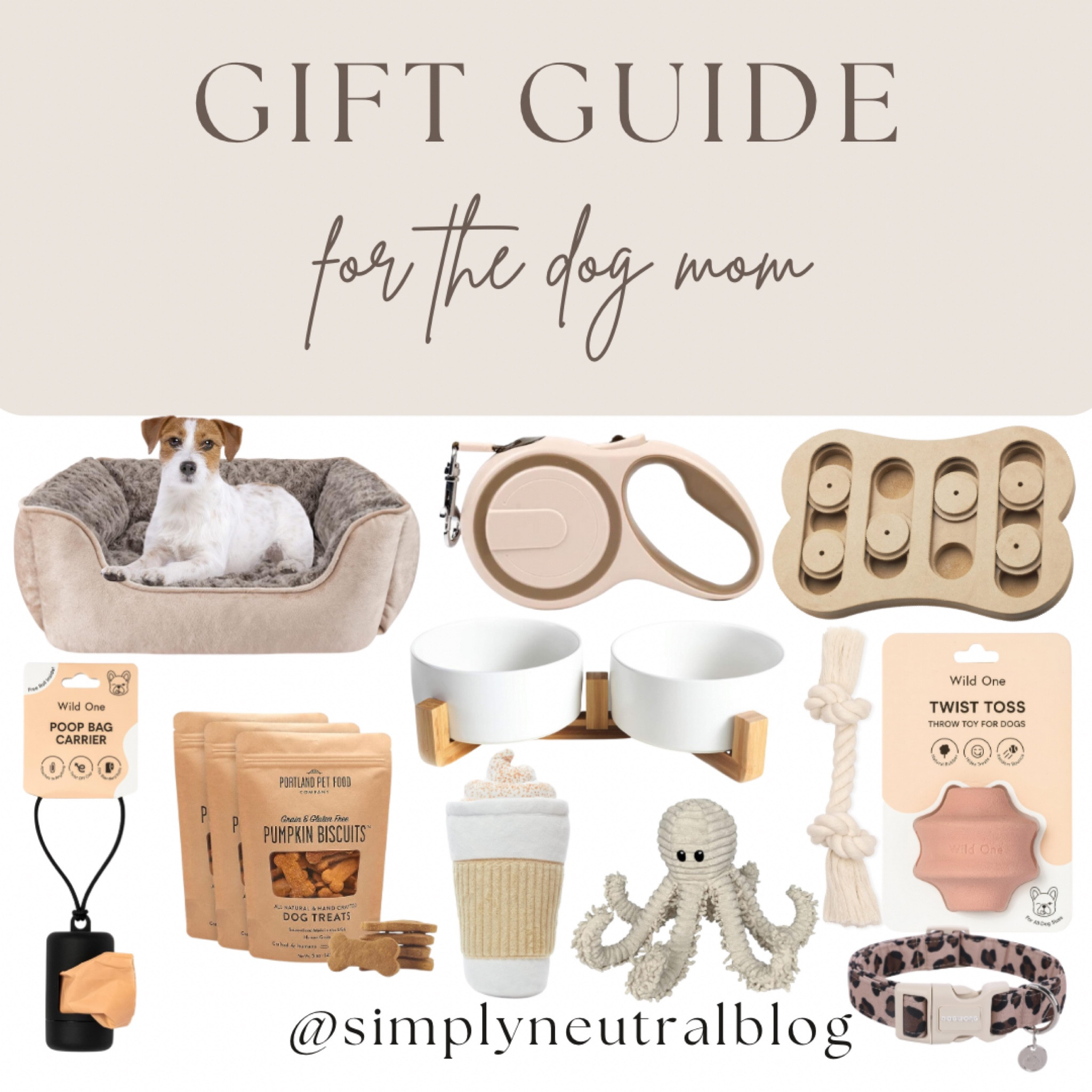 Gift Guide For The Dog Mom 🤍

#LTKGiftGuide #LTKfindsunder50 #LTKSeasonal