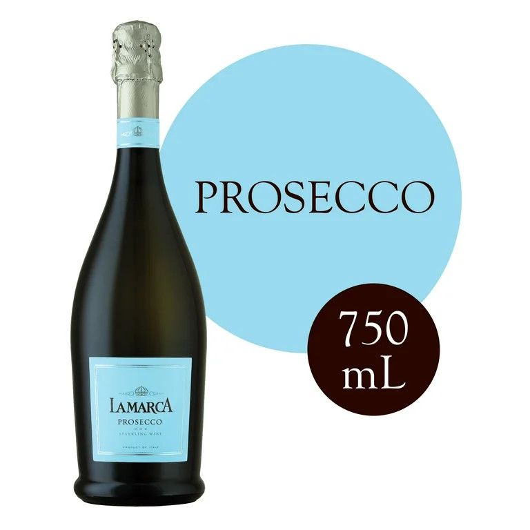 La Marca Prosecco Sparkling Wine, 750ml Glass Bottle, Product of Italy | Walmart (US)