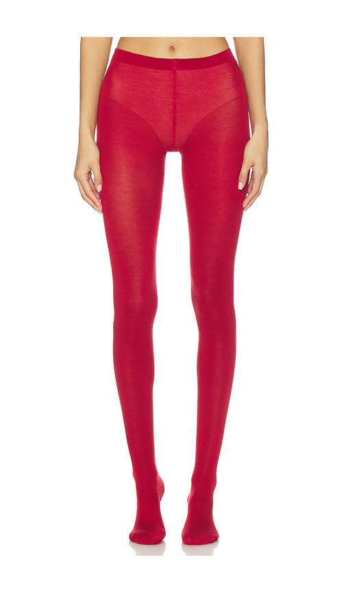 Wolford medias merino en color rojo talla S | Revolve Clothing (Global)