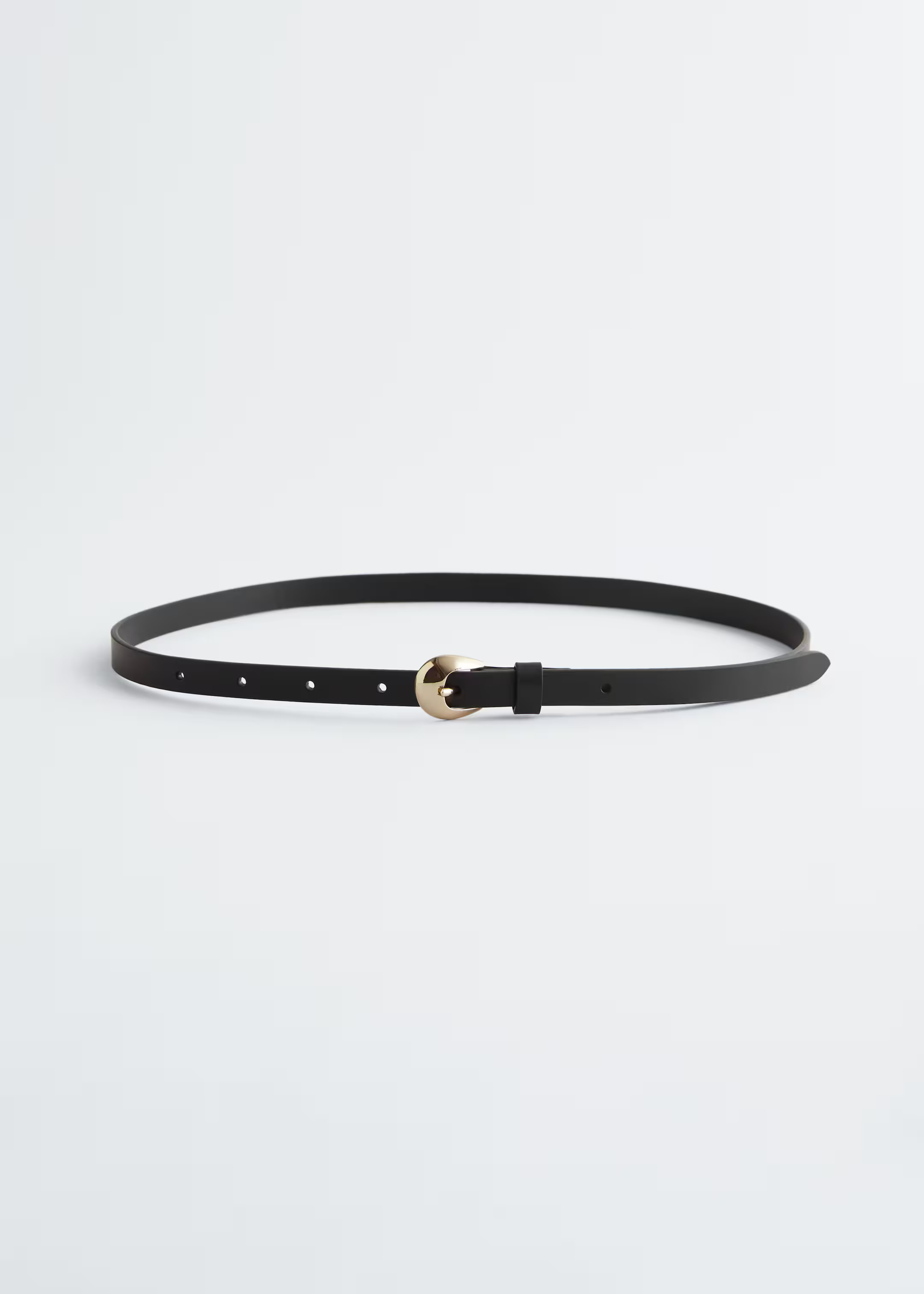 Ceinture en cuir à boucle en forme de croissant | H&M (FR, IT, ES, PT, BE)