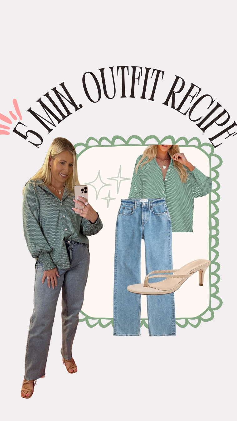 5 minute Outfit Recipe 👡✨

#LTKgrwm #LTKvlog