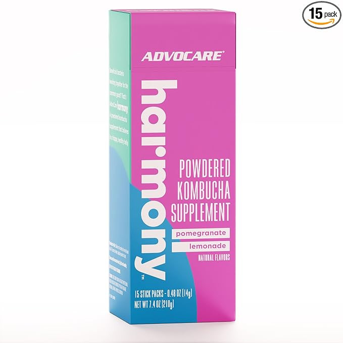 AdvoCare Harmony - Kombucha Drink Mix to Support Digestive & Gut Health* - Contains Prebiotics, P... | Amazon (US)