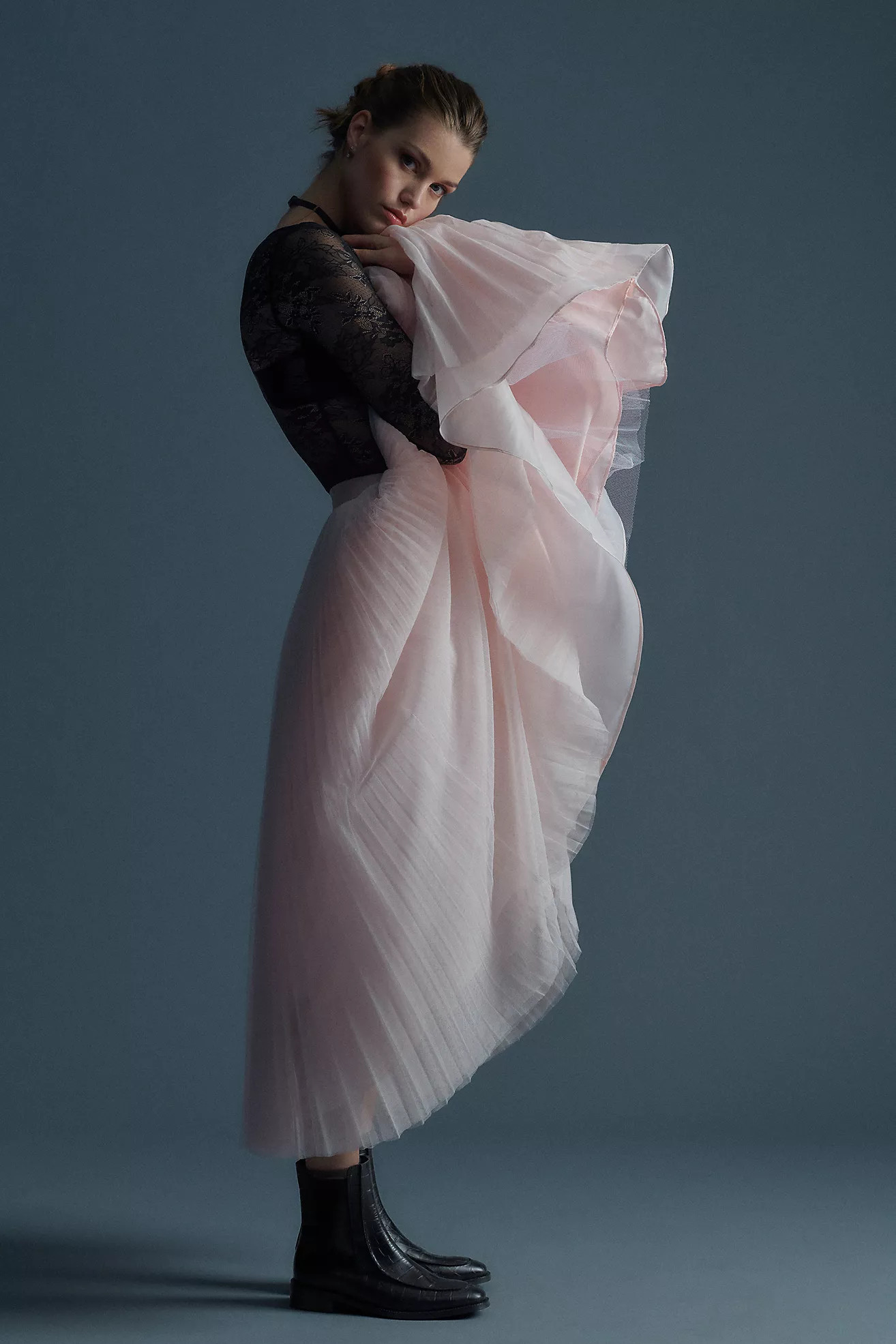 Hutch Pleated Tulle Skirt | Anthropologie (US)