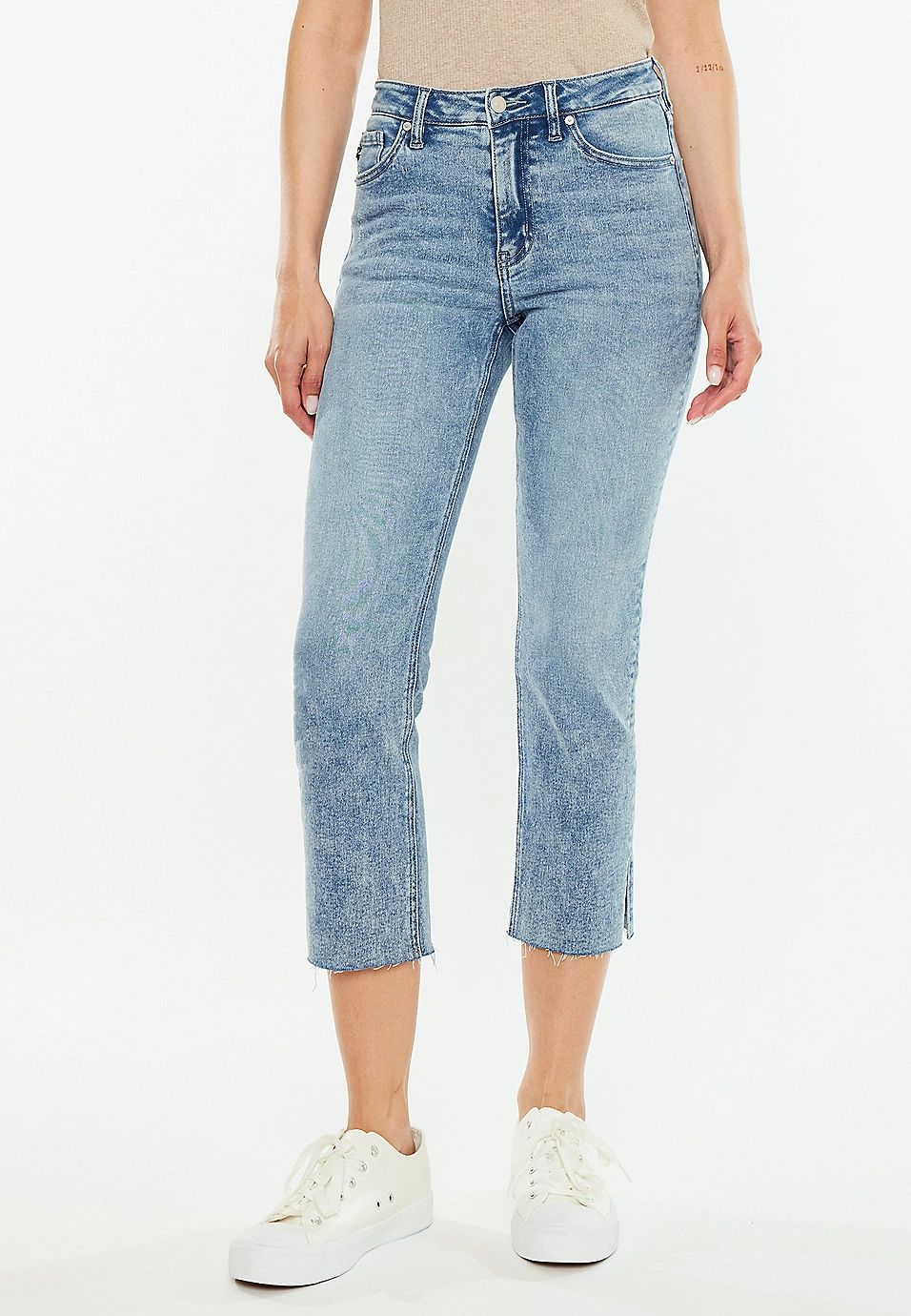 KanCan™ High Rise Straight Cropped Jean | Maurices