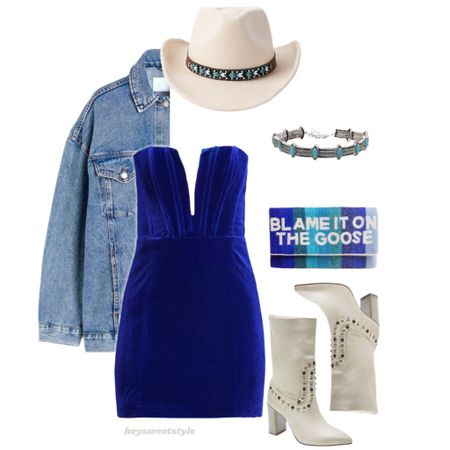 Velvet Elvis bachelorette outfit for Nashville! 💙💎🪩⚡️

#LTKFind #LTKstyletip #LTKwedding