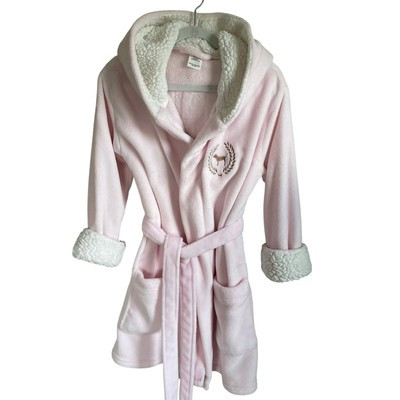Victoria’s Secret Pink Plush Robe Sz M/L Sherpa Hood Cuffs Belted Sequin Bling | eBay | eBay US