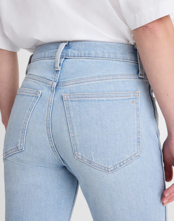 The Longline Straight Crop Jean | Madewell