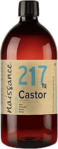Naissance Cold Pressed Castor Oil (no. 217) - 870ml - 100% Pure For Eyelashes, Hair, Eyebrows, Be... | Amazon (UK)