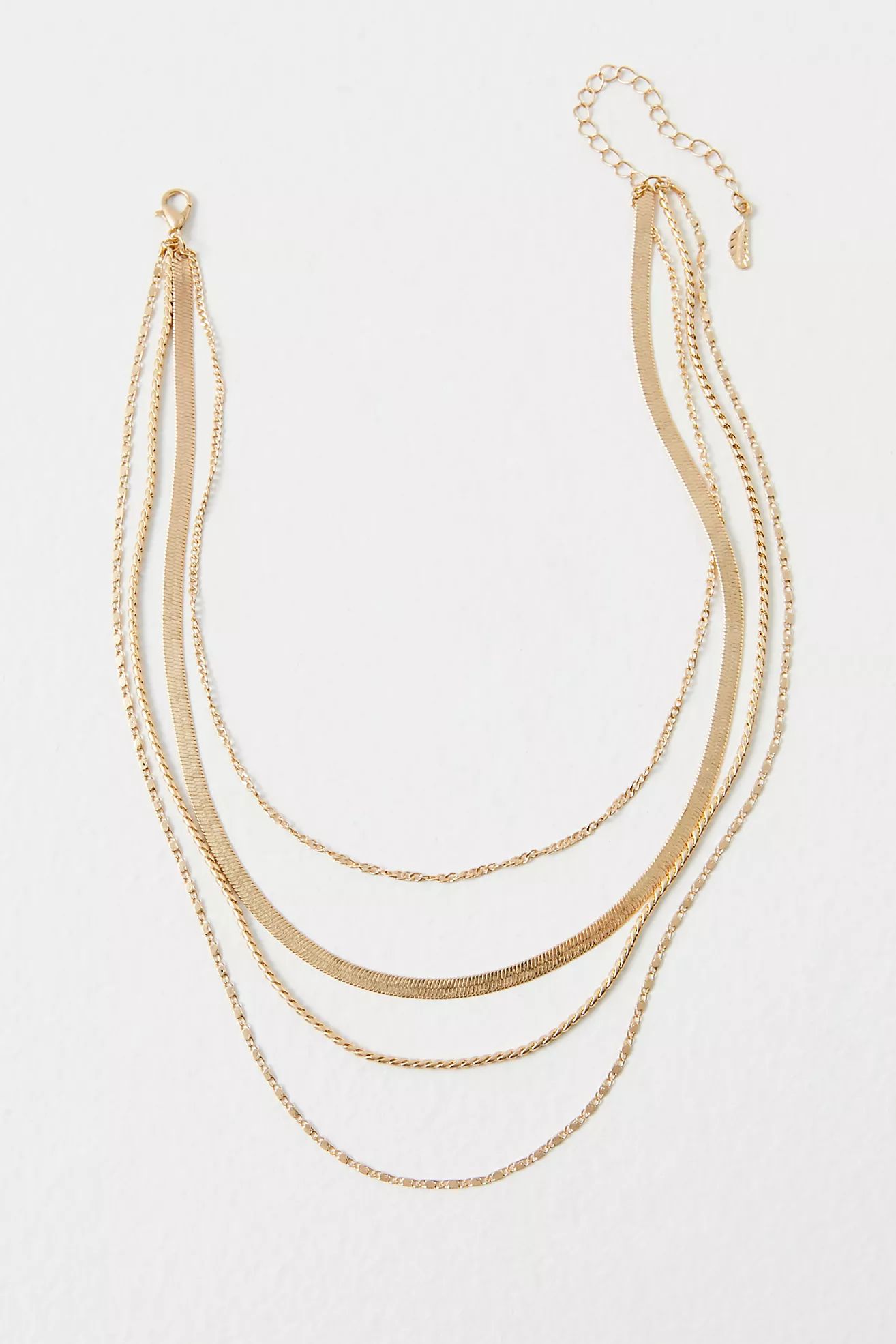 Gold Plated Lara Layer Choker | Free People (Global - UK&FR Excluded)