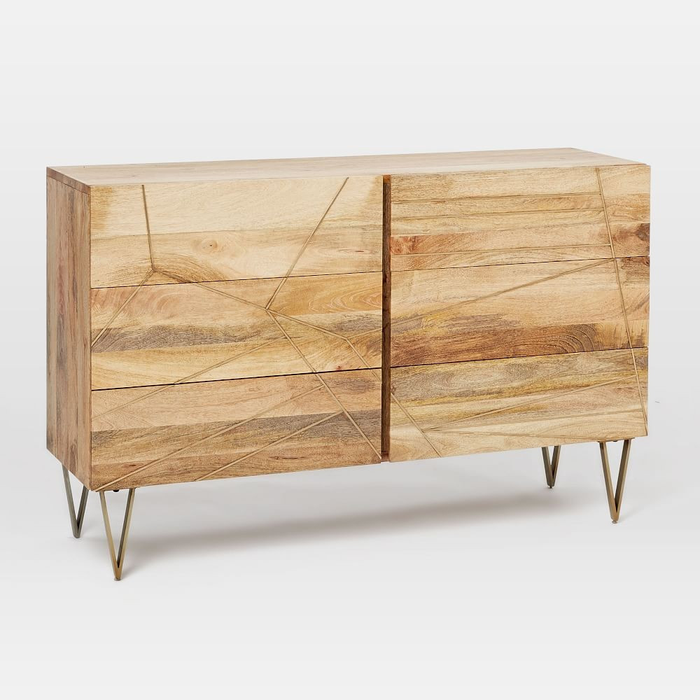Roar & Rabbit™ Geo Inlay 6-Drawer Dresser | West Elm (US)