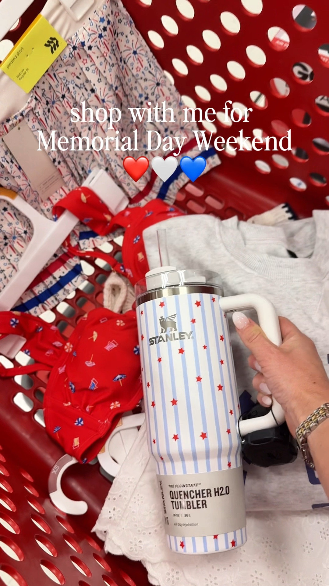 Come shop with me for Memorial Day Weekend ❤️🤍💙 @target #ad #sponsored

#LTKootd #LTKSeasonal #LTKdayinmylife