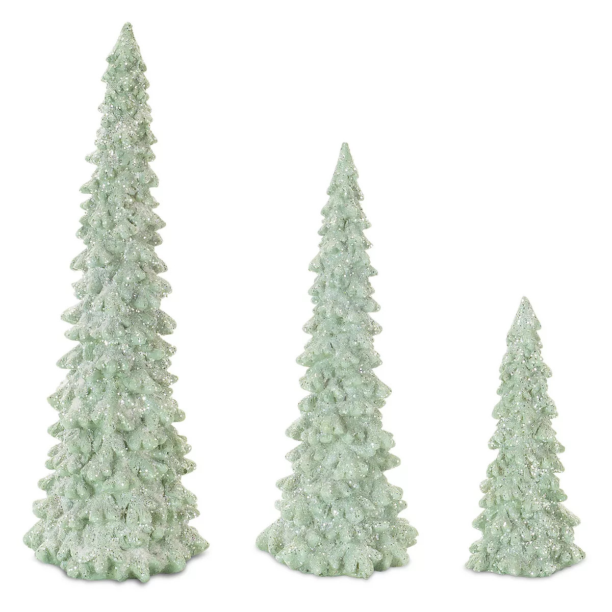 Frosted Artificial Christmas Tree Table Decor 3-piece Set | Kohl's