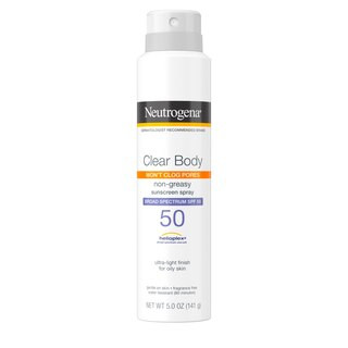 Neutrogena Clear Body Sunscreen Spray, SPF 50, 5 OZ | CVS Health