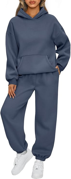 AUTOMET Womens 2 Piece Outfits Lounge Hoodie Sweatsuit Sets Oversized Sweatshirt Baggy Fall Fashi... | Amazon (US)
