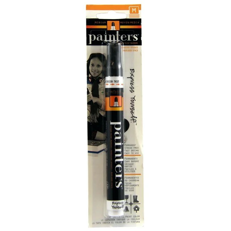 Painters Medium Point Black Permanent Paint Pen, 1 Each | Walmart (US)