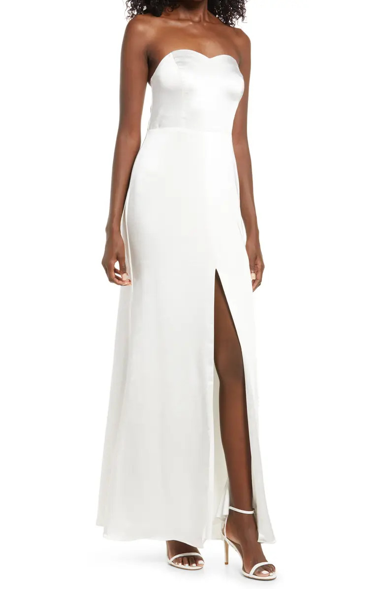 Eternal Infatuation Strapless Gown | Nordstrom